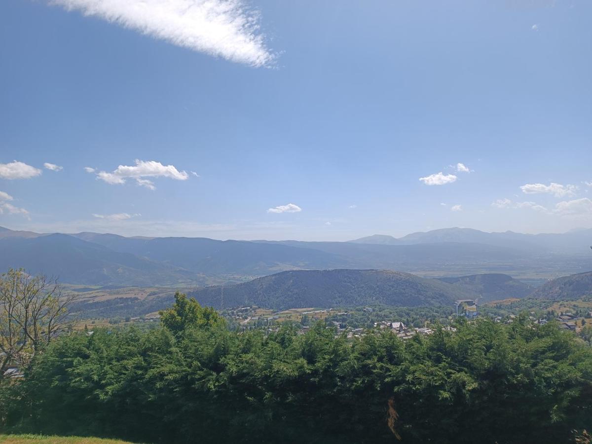 Studio avec vue panoramique sur la montagne Font-Romeu-Odeillo-Via Extérieur photo