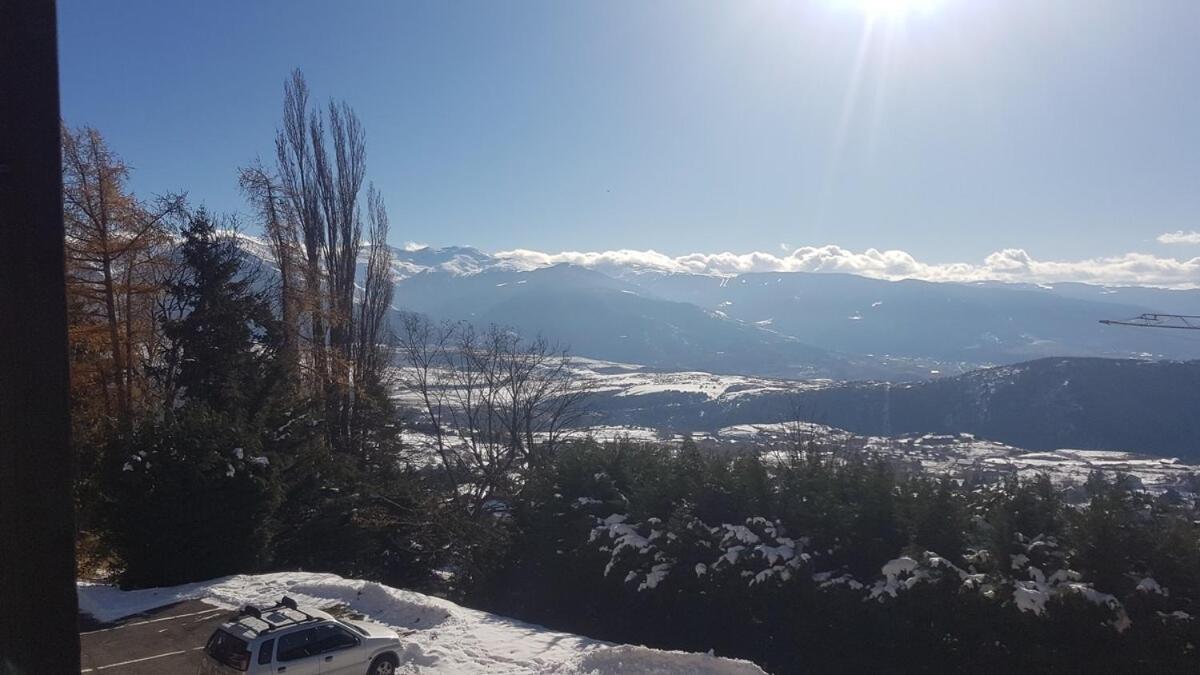 Studio avec vue panoramique sur la montagne Font-Romeu-Odeillo-Via Extérieur photo